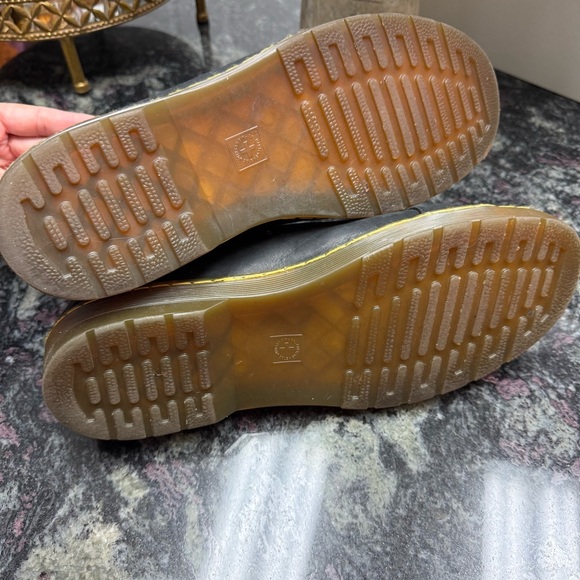 Dr. Martens Black Leather Ankle Boots Size 10 - Picture 4 of 7